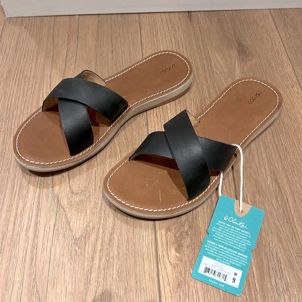 OluKai Women’s Ke’a Slides Sandals - Size 9 - NEW